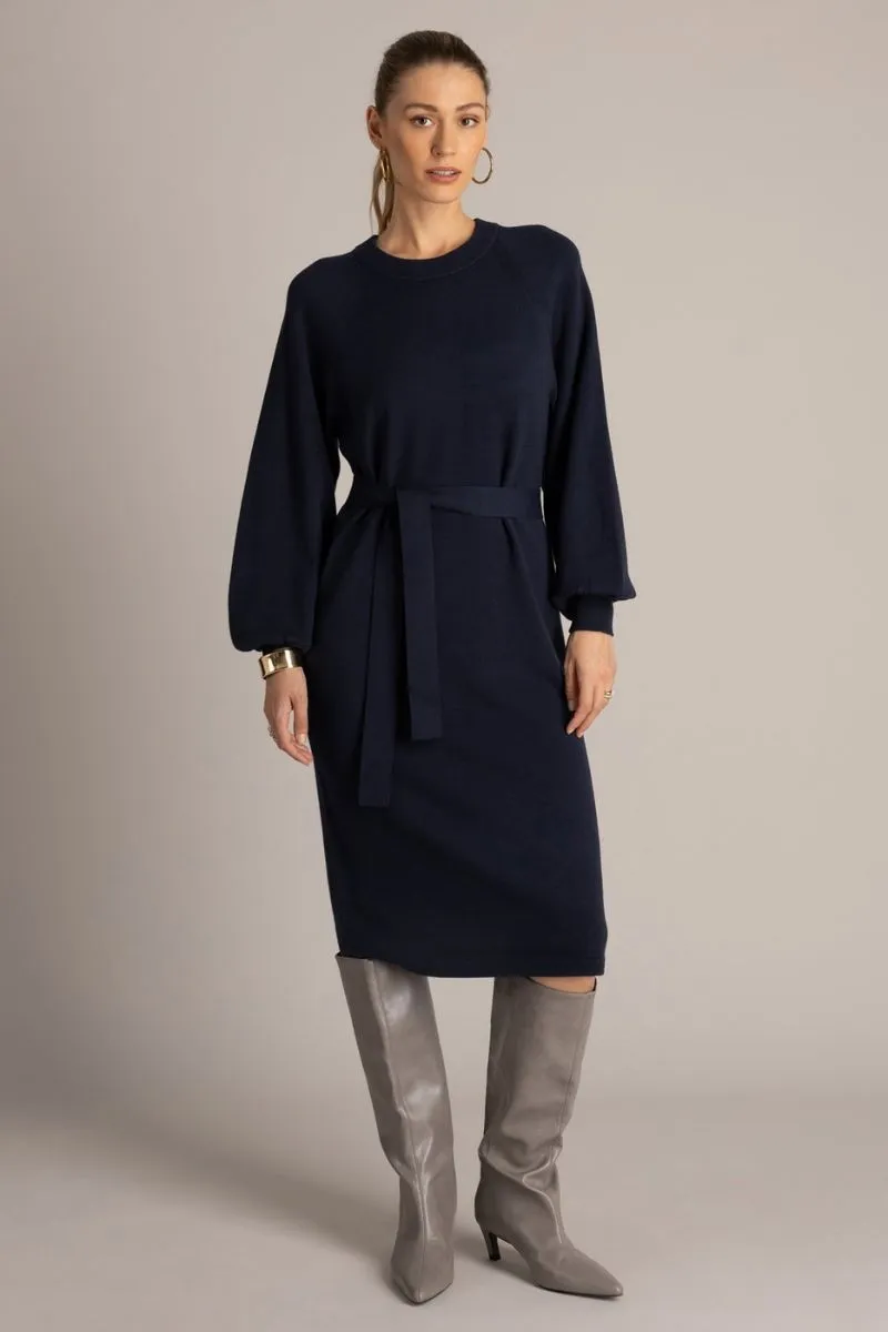 Yest Neva Essential jurk in donkerblauw